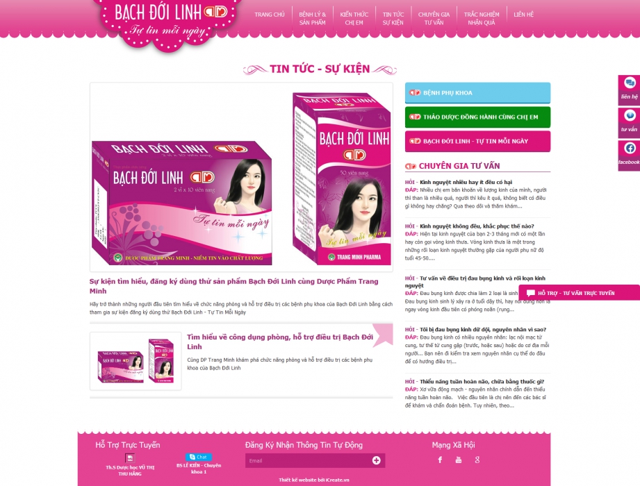 Bạch Đới Linh TM - Tự Tin Mỗi Ngày CTY Dược Phẩm Trang Minh - 6