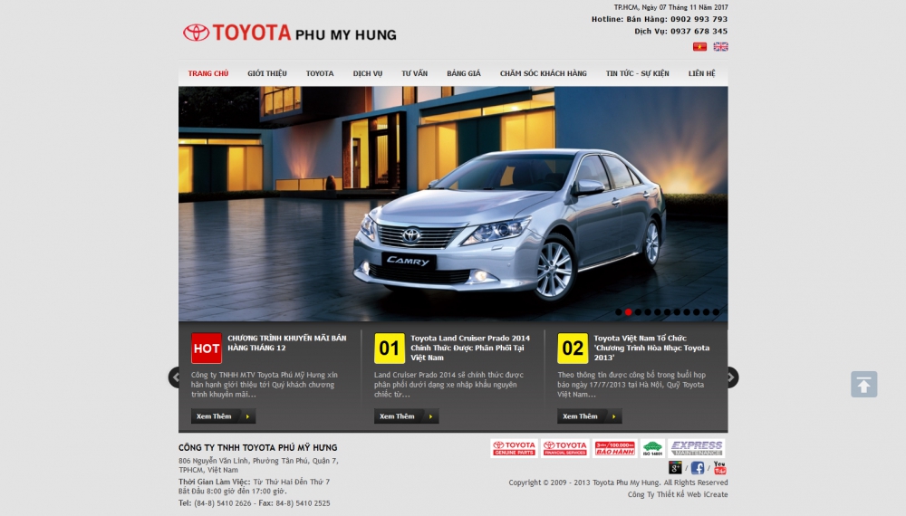 Địa Lý Toyota Phú Mỹ Hưng - 1