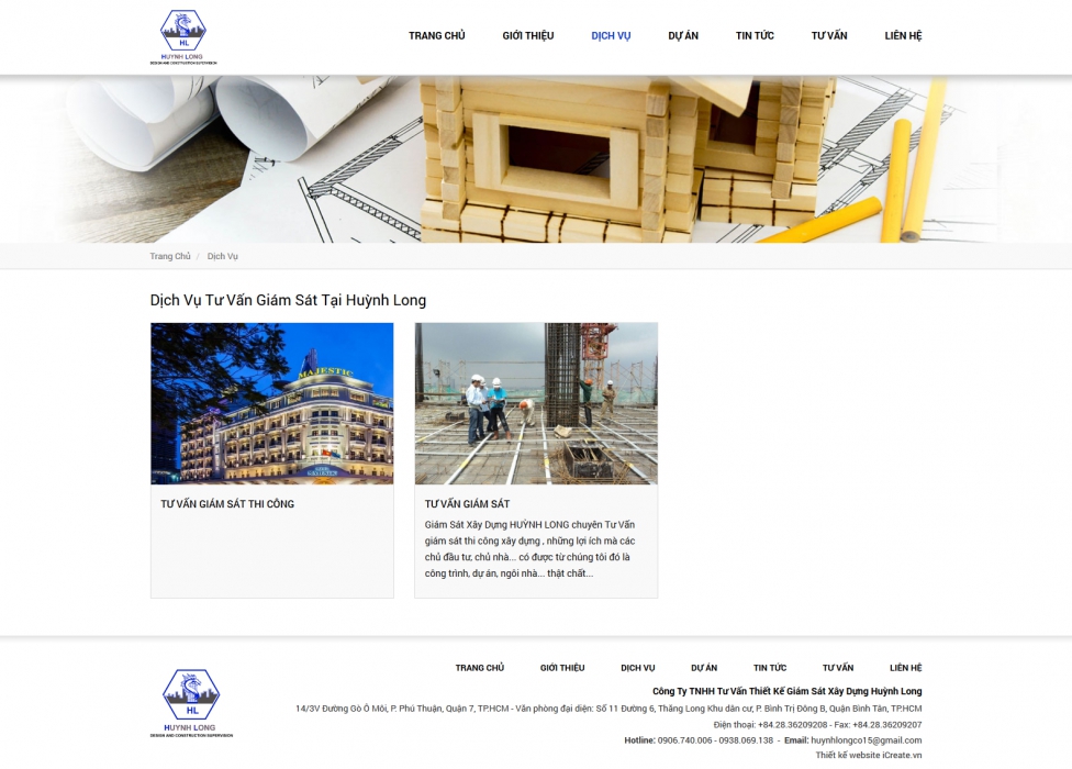 HUYNHLONGCO.COM - Tư vấn giám sát Xây Dựng Huỳnh Long - 2